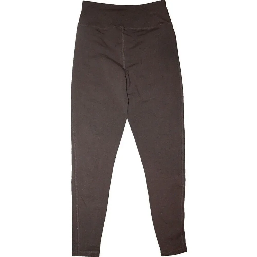 MATE THE LABEL ORGANIC COTTON FULL LENGTH LEGGINGS‎ MOCHA BROWN NWT - Picture 6 of 7